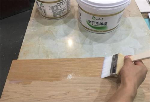原木色水性木器漆施工工艺流程_木器漆|大荷水性漆